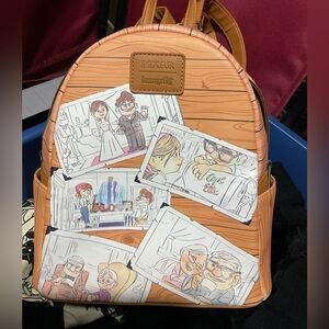 Loungefly Disney Pixar UP Carl & Ellie Photos Mini Backpack